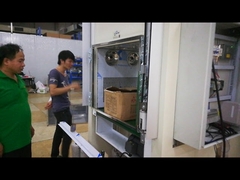 ห้องอาบน้ำอากาศสำหรับอุตสาหกรรมเวิร์คช็อปพร้อมสายพานลำเลียง