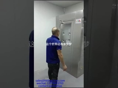 เครื่องอาบน้ําอากาศห้องสะอาดประเภทอุตสาหกรรมยา 100 พร้อมกระปุกสแตนเลส