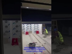 ห้องอาบน้ำอากาศสำหรับประตูม้วนเร็วสำหรับโรงงานอุตสาหกรรม