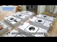 หน่วยกรองพัดลมแบบมาตรฐาน / ที่กําหนดเอง พร้อมกรอง HEPA ประเภท 50W การบริโภคพลังงาน