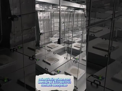 หน่วยกรองพัดลมกระดาษเหล็กกระดาษที่มีน้ําหนัก 125 กิโลกรัม และระดับเสียงต่ํา 45 dB