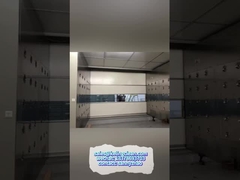 PVC Fast Rolling Door Air Shower Clean Room สีขาว/แดง น้ำเงิน