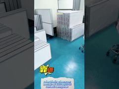 แผ่นกรองอากาศ HEPA ไฟเบอร์กลาสแบบมินิพลีท กาวร้อน สำหรับอุตสาหกรรมยา