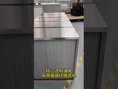 Rigid Deep Pleated HEPA Air Filter GL Frame Filtration Efficiency F9 F8 F7 Showcase