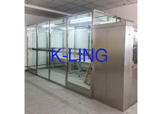 Pharmacy Modular Fasting Softwall Clean Room ชั้น 100 ถึงชั้น 100000 SS Square Pipe