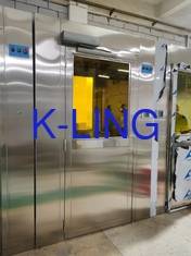 สแตนเลส Cleanroom ระเบียงอาบน้ําอากาศกับ Mini Folds HEPA ฟิลเตอร์