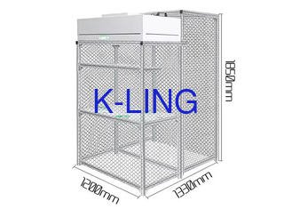 กรอบอลูมิเนียม Laminar Flow Booth Laminar Flow ห้องสะอาด H13-H14 HEPA Filter