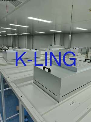 ระบบห้องสะอาดแบบโมดูล พร้อมกรอง HEPA ขนาดที่กําหนดเอง และพื้น PVC ป้องกันสติก