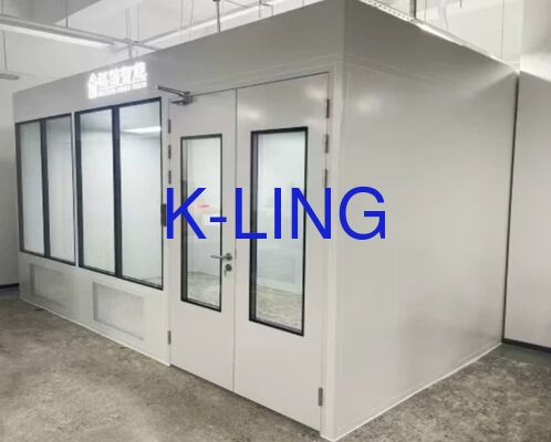 ห้องสะอาดแบบโมดูล พร้อมกรอง HEPA/ULPA ไฟสว่าง 350 ลักซ์ และความหนา 50 มม สําหรับสภาพแวดล้อมที่ควบคุมได้