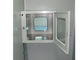 สแตนเลส 304 ตู้ห้องปฏิบัติการคลีนรูมถ่ายโอนหน้าต่างพร้อมแสง UV