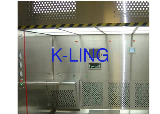 หน้าจอสัมผัส LCD Laminar Flow Booth ด้วยน้ําหนักที่กําหนดเอง 220V / 50Hz พลังงานไฟฟ้า การออกแบบเงิน
