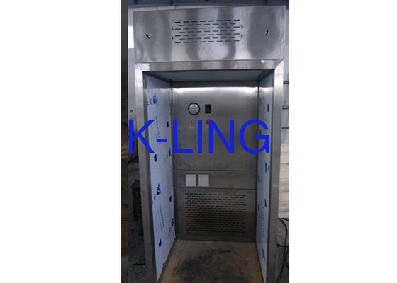 หน้าจอสัมผัส LCD Laminar Flow Booth ด้วยน้ําหนักที่กําหนดเอง 220V / 50Hz พลังงานไฟฟ้า การออกแบบเงิน
