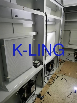 สแตนเลส Cleanroom Air Shower Tunnel สําหรับสภาพแวดล้อมที่ควบคุมได้ - ระยะอุณหภูมิที่กว้าง