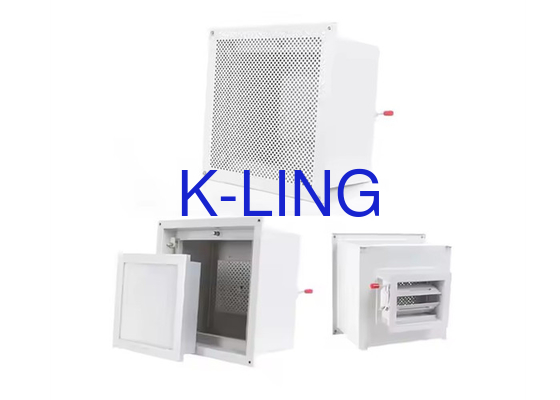 กล่องกรอง HEPA ที่กําหนดเอง พร้อมกระแสอากาศ 200CFM และ DOP Port