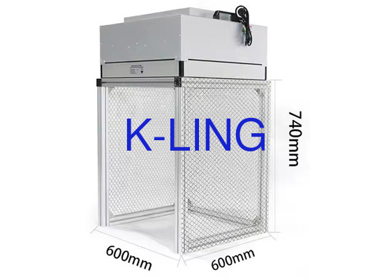 ชั้น 100-100000 ห้องสะอาด Softwall พร้อมกรอบที่กําหนดเอง H14 HEPA Filter