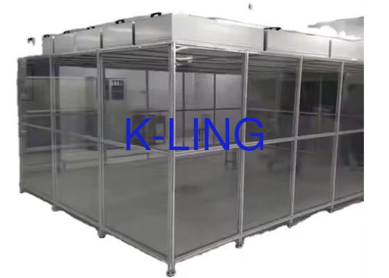 ง่ายที่จะติดตั้ง Polishing Softwall ห้องสะอาดสําหรับการผลิตยา