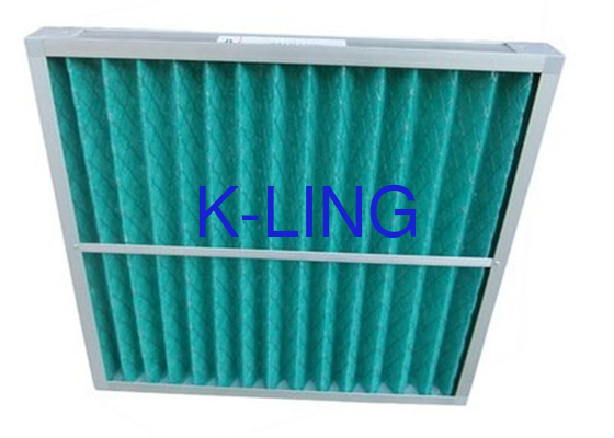 G4-F9 เครื่องกรอง แผ่นอัลลูมิเนียม pleated เครื่องกรองอากาศ 32-120 °F ระยะอุณหภูมิ