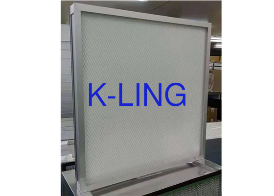 ฟิลเตอร์ HEPA Mini Pleats ด้วยกระดาษป้ายสําหรับผลงานการกรองที่มีประสิทธิภาพ