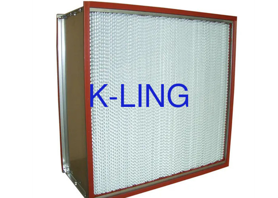 Hepa Filter 99.995% 0.3um HEPA Air Filter พร้อมเครื่องปรับผนึกคลอม AB และความทนทานต่ออุณหภูมิสูง