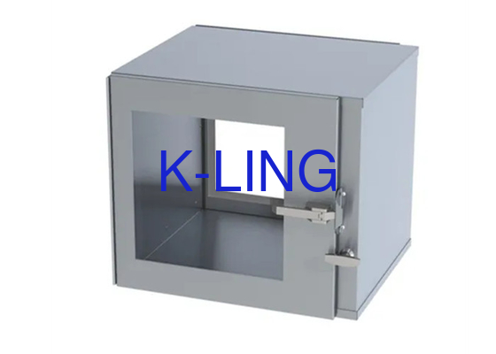 กล่องผ่านห้องสะอาด 220V / 50Hz ด้วยกระบวนการเจาะและแสง UV ส่งเร็ว