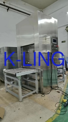 PLC ห้องสะอาดอากาศอาบน้ําผ่านกับสายขนส่งอัตโนมัติสําหรับการผลิตเทคโนโลยีสูง