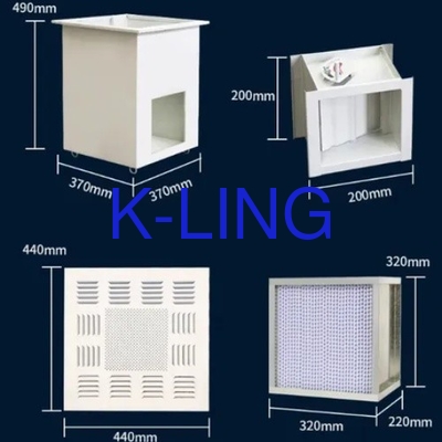 กล่องกรองปลาย ขนาดภายนอก 1175x575x350 มม สําหรับการใช้งานอุตสาหกรรม