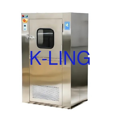 กล่องผ่านขนาดที่กําหนดเอง พร้อมอาบน้ําอากาศ และความเร็วอากาศ 23-25m / s