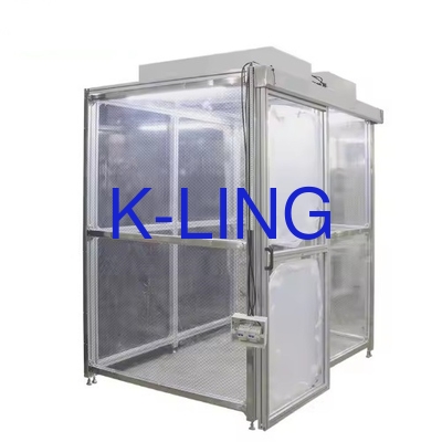 ห้องทําความสะอาด Softwall ของแท้จาก GuangDong ด้วยวัสดุกรอบอลูมิเนียม 4000x4000x2596mm