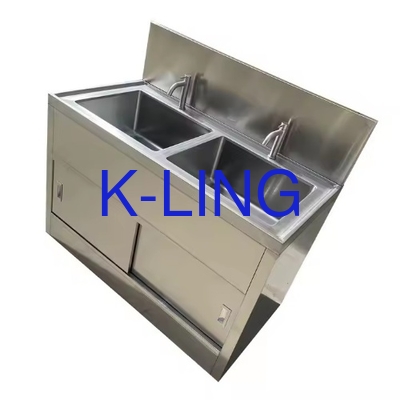อ่างล้างสแตนเลสสตีลขนาด 1175*875*350 มม. พร้อมหลอด UV 6 x 2 ชิ้น สำหรับการทำความสะอาดอย่างหนักและถูกสุขอนามัย