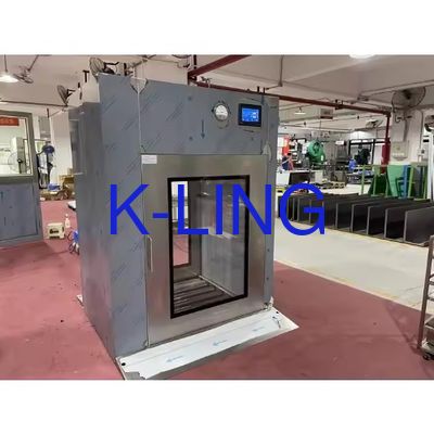 มือถือเหล็กไร้ขัดลม กล่องผ่านห้องสะอาด การรักษาสภาพแวดล้อมการผลิตที่สะอาดและปลอดภัย