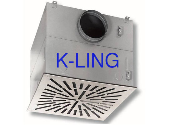 ฝ้าเพดานและประสิทธิภาพสูง HEPA Terminal Filter Diffuser สำหรับคลีนรูม
