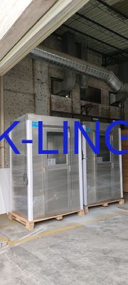 ห้องอาบน้ําอากาศจากสแตนเลส 304 ความเร็วของอากาศ 20-25m/s และชนิดการประกอบโมดูล