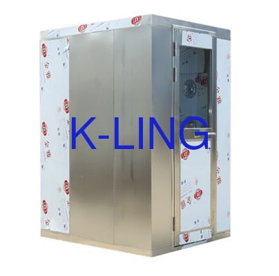 อุโมงค์อาบอากาศสแตนเลสสตีลทำจากวัสดุ SUS304 T 1.0 มม. สำหรับควบคุมการปนเปื้อนในห้องคลีนรูมสำหรับอุตสาหกรรม