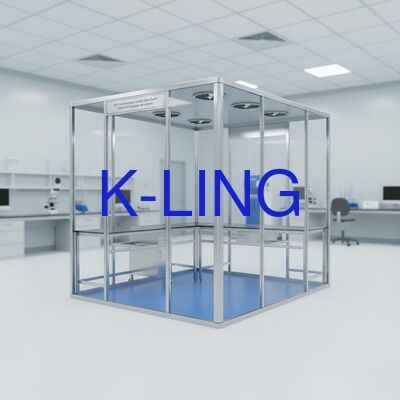 บูธทำความสะอาดโมดูลาร์ Hardwall แบบปลอดฝุ่น ISO7 เหมาะสำหรับห้องปฏิบัติการและอุตสาหกรรม