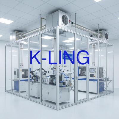 ห้องคลีนรูมแบบโมดูลาร์ พร้อมระดับการกรอง ISO5/ISO6/ISO7/ISO8, ระบบกรองอากาศ HEPA และ Pre-filter, และการติดตั้งแบบโมดูลาร์