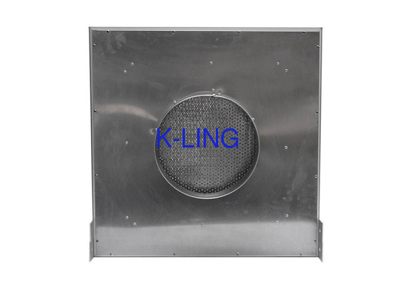 เครื่องกรองอากาศไฟเบอร์กลาส H13 พร้อมช่องทดสอบ DOP Clean Room DOP HEPA Filter
