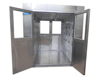 ห้องสะอาดห้องอาบน้ำฝักบัว Interlock อากาศอิเล็กทรอนิกส์ด้วยการเป่าอัตโนมัติและแผงควบคุมจอแอลซีดี