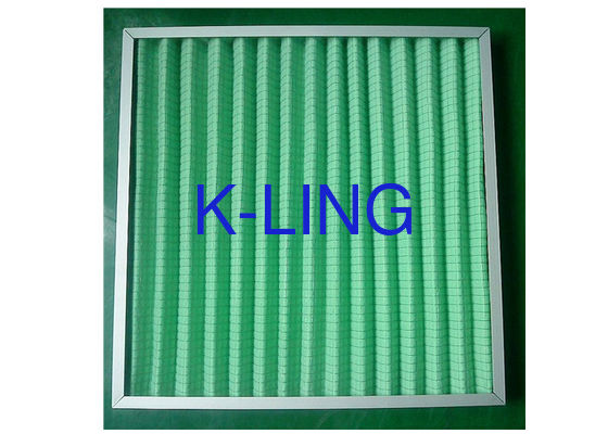 V Shape Pleat Big Dust ความจุแผงกรองอากาศก่อน G1 G3 ประสิทธิภาพ