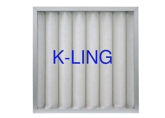 ขนาดที่กำหนดเองตัวกรองอากาศแผงจีบรอยลวด G1 G2 G3 G4 กรอบโลหะที่มีประสิทธิภาพ