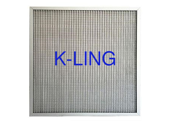 แผ่นกรองอากาศล่วงหน้าแบบล้างทำความสะอาดได้หลายชั้นอลูมิเนียมฟอยล์หรือตาข่ายสแตนเลส
