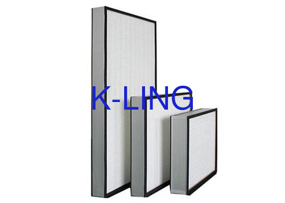 เครื่องกรองอากาศ HEPA แบบจีบขนาดเล็กสำหรับอุปกรณ์คลีนรูมการเปลี่ยนเครื่องกรอง HEPA