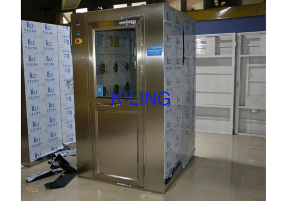 ห้องอาบน้ำ 2 คน Cleamroom พร้อมประตูเปิดอัตโนมัติแบบ Interlock