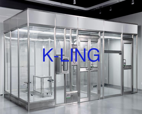 H14 Hardwall Cleanroom พร้อมการขัดผิว ≥500Lux Lighting