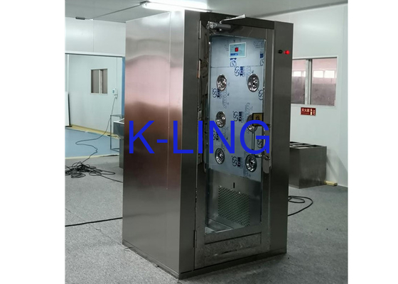 ระบบควบคุม PLC โชว์อากาศห้องสะอาด 20-25 M/S ความเร็วอากาศ 220V / 50Hz พลังงานไฟฟ้า