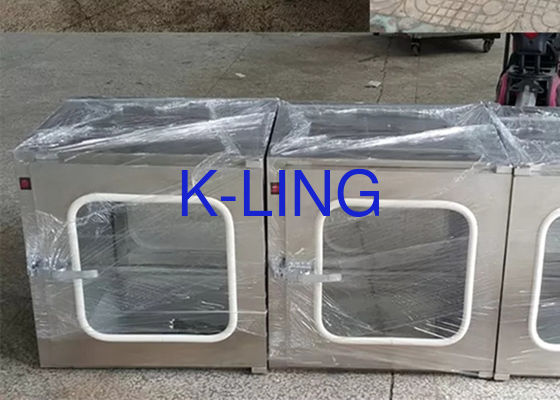 กล่องผ่านห้องสะอาดที่สามารถปรับแต่งได้ ป้องกันฝุ่น ขนาดสูง