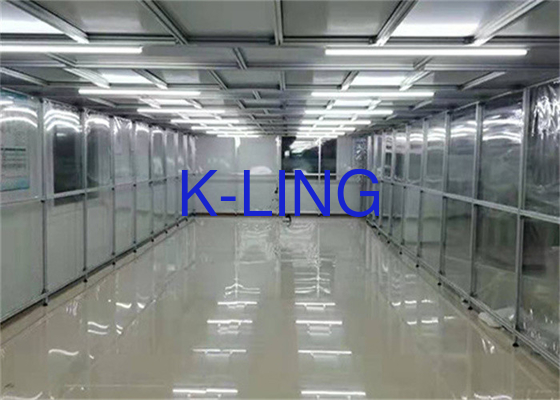 อุณหภูมิ 20-25C โมดูล ห้องสะอาดที่ปรับปรุงเพื่ออุตสาหกรรม