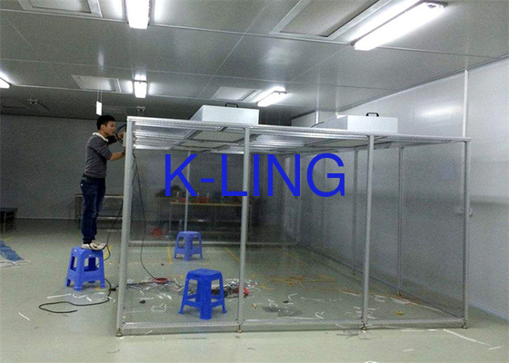 ห้องสะอาดผนังอ่อนที่มีเสียงดัง ≤75dB และหนัง PVC ยาวนาน