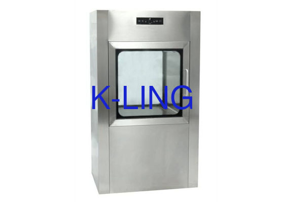 กล่องผ่านห้องสะอาดที่กําหนดเองที่มีพื้นผิวเคลือบและกุญแจอุปกรณ์เสริม