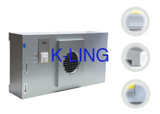 ห้องสะอาดสีขาว FFU 200 CFM การไหลของอากาศสําหรับการไหลเวียนอากาศที่ดีที่สุด