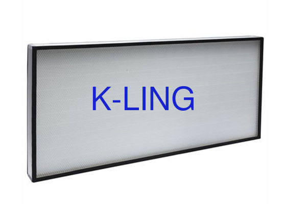 ULPA ฟิลเตอร์เส้นแก้วที่มีกรอบสกัดอลูมิเนียมและสับที่ร้อน